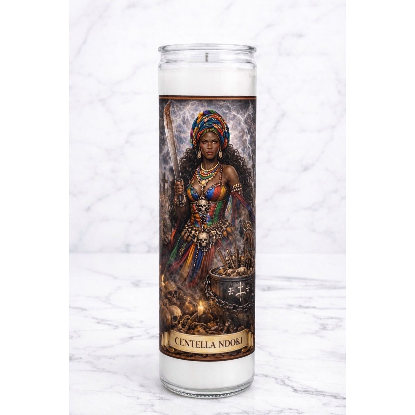 Centella Ndoki Palo Mayombe Candle