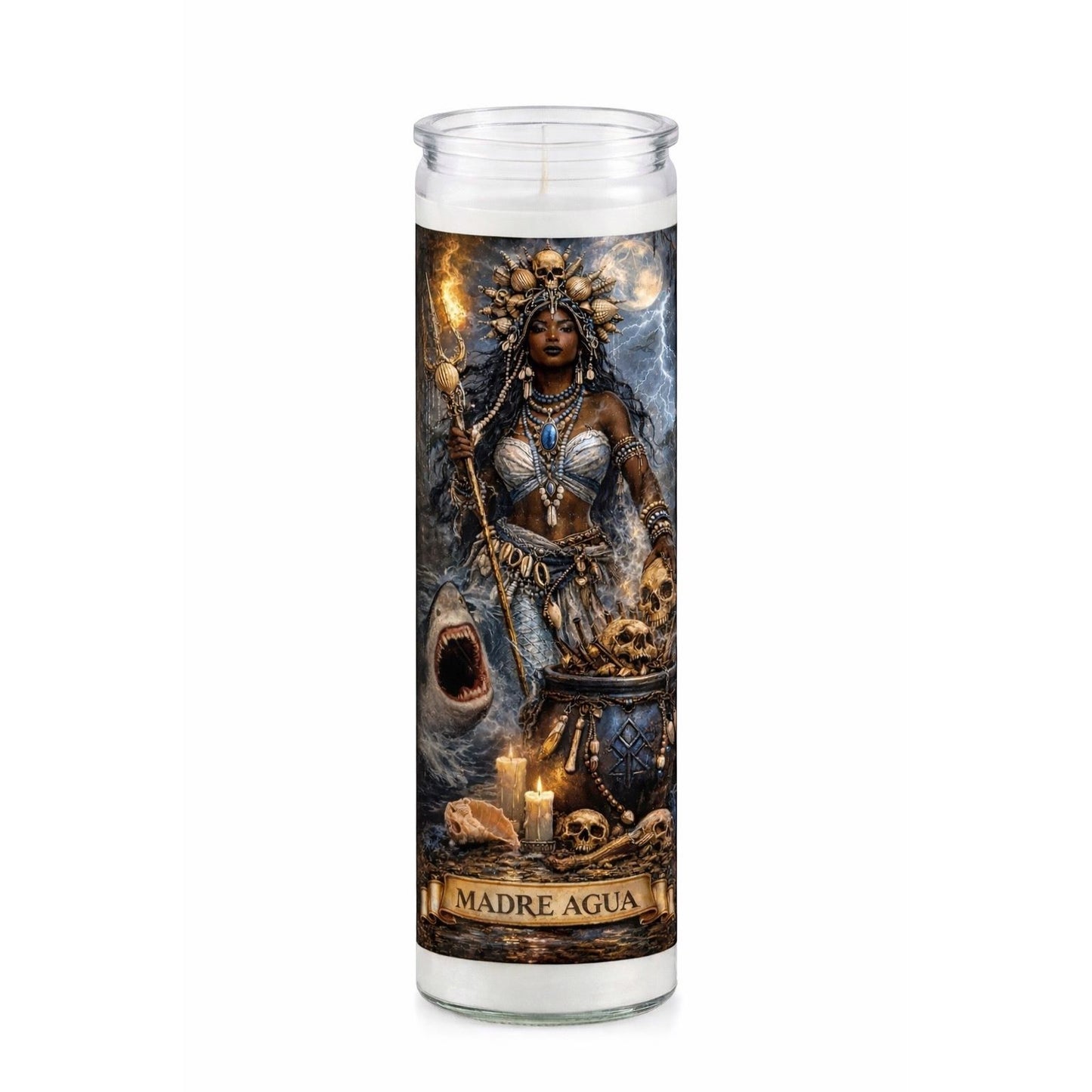 Madre Agua Palo Mayombe Devotional Candle