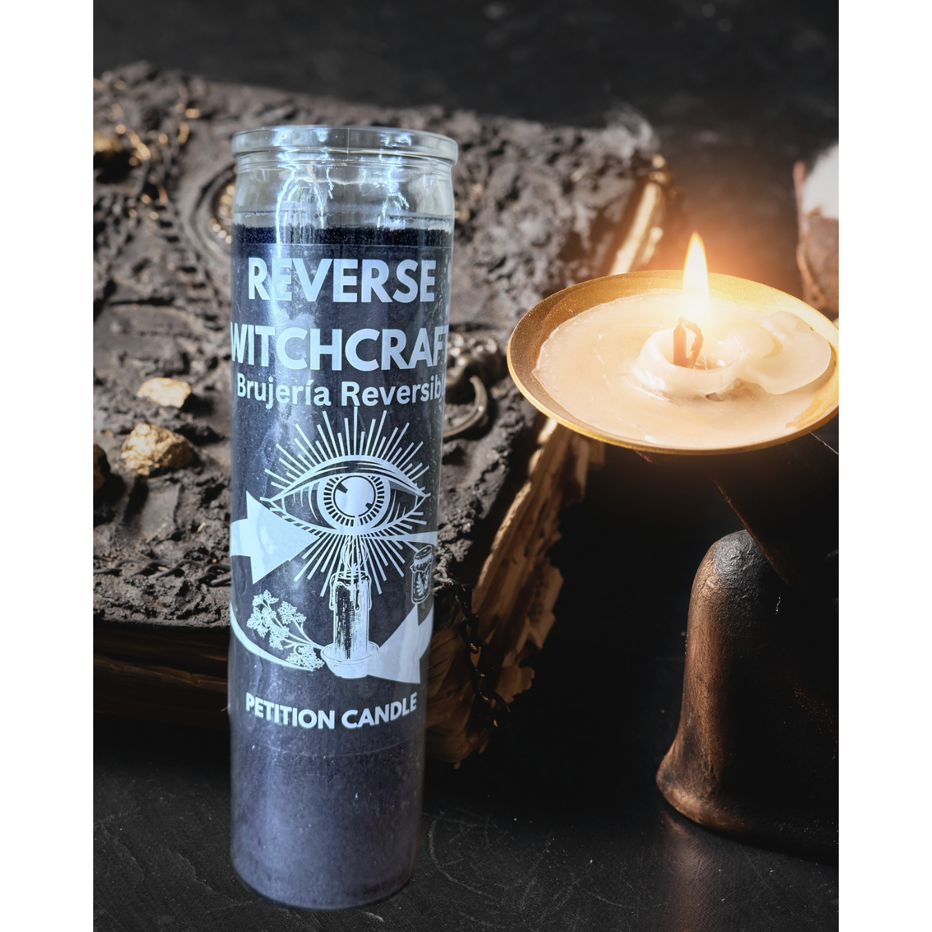 Reverse Witchcraft / Brujería Reversible Candle
