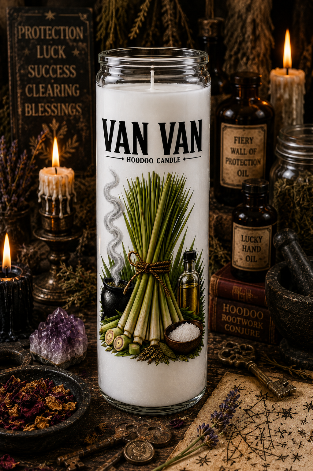 Van Van Hoodoo Devotional Candle