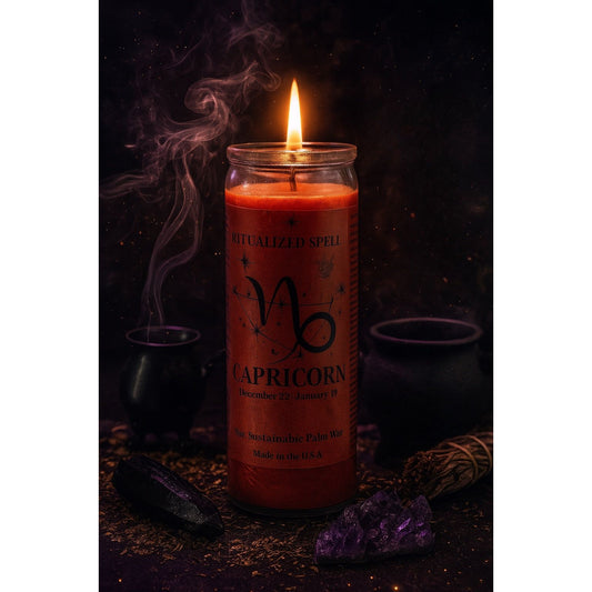 Capricorn Zodiac Candle | Ritualized