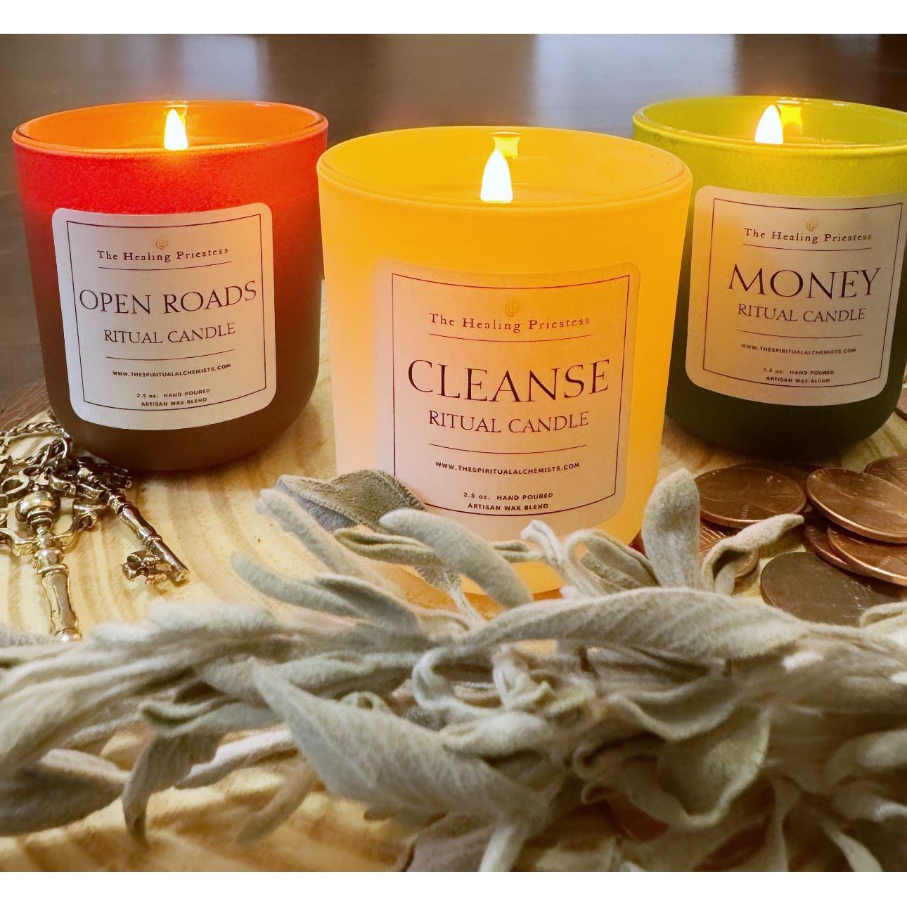 Triumph Trio: Manifestation Candle Set