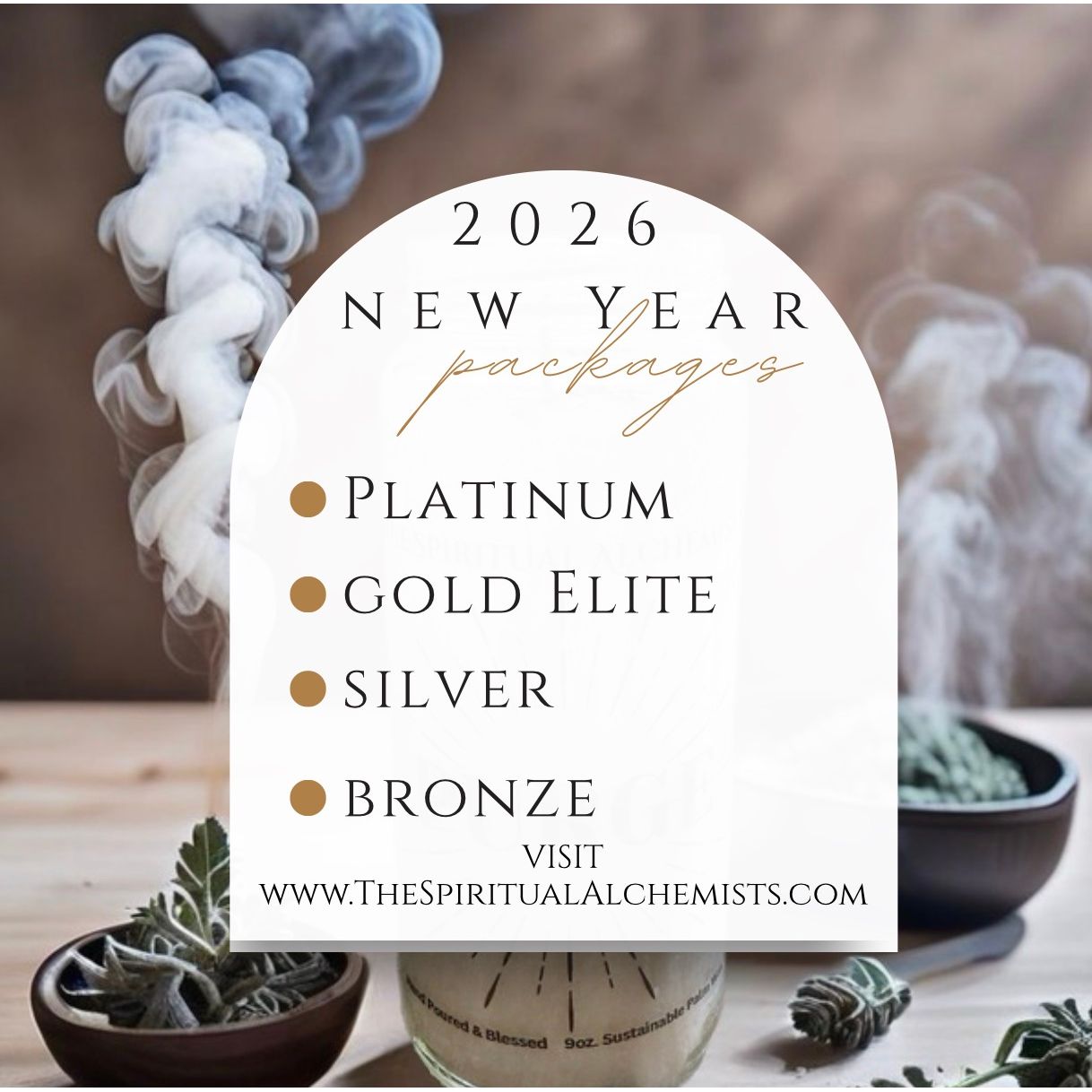 2026 New Year Spiritual Rejuvination & Manifestation Packages