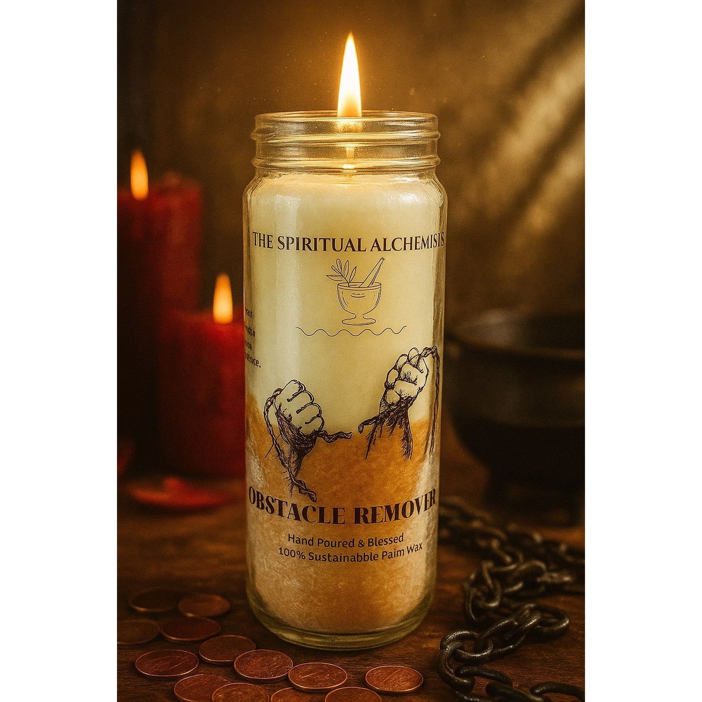 Obstacle Remover Ritualized Candle