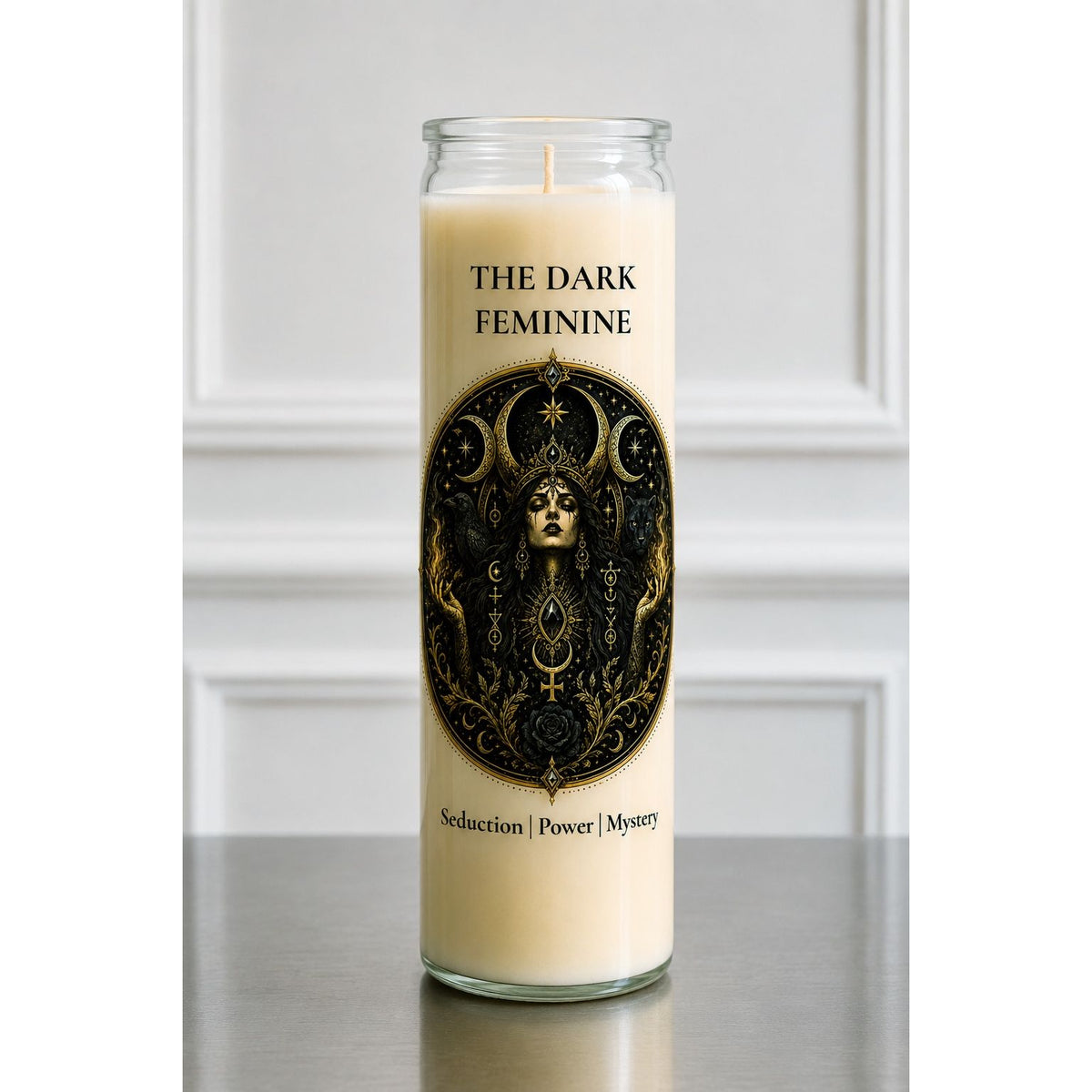 The Dark Feminine | Beeswax Candle