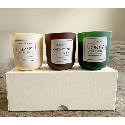 Triumph Trio: Manifestation Candle Set