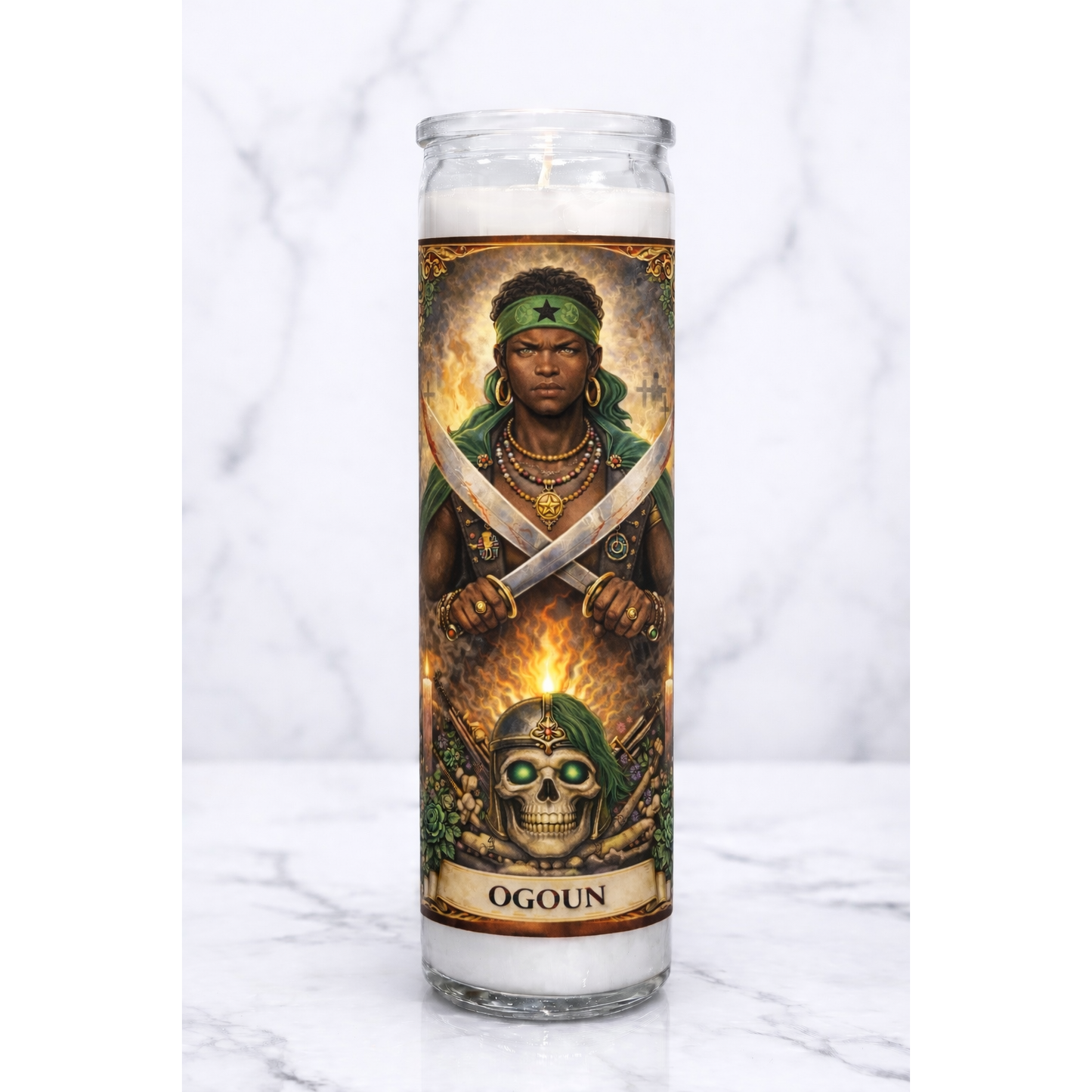 Ogoun Candle