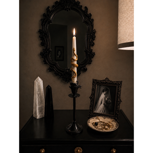 Serpent Taper Candle