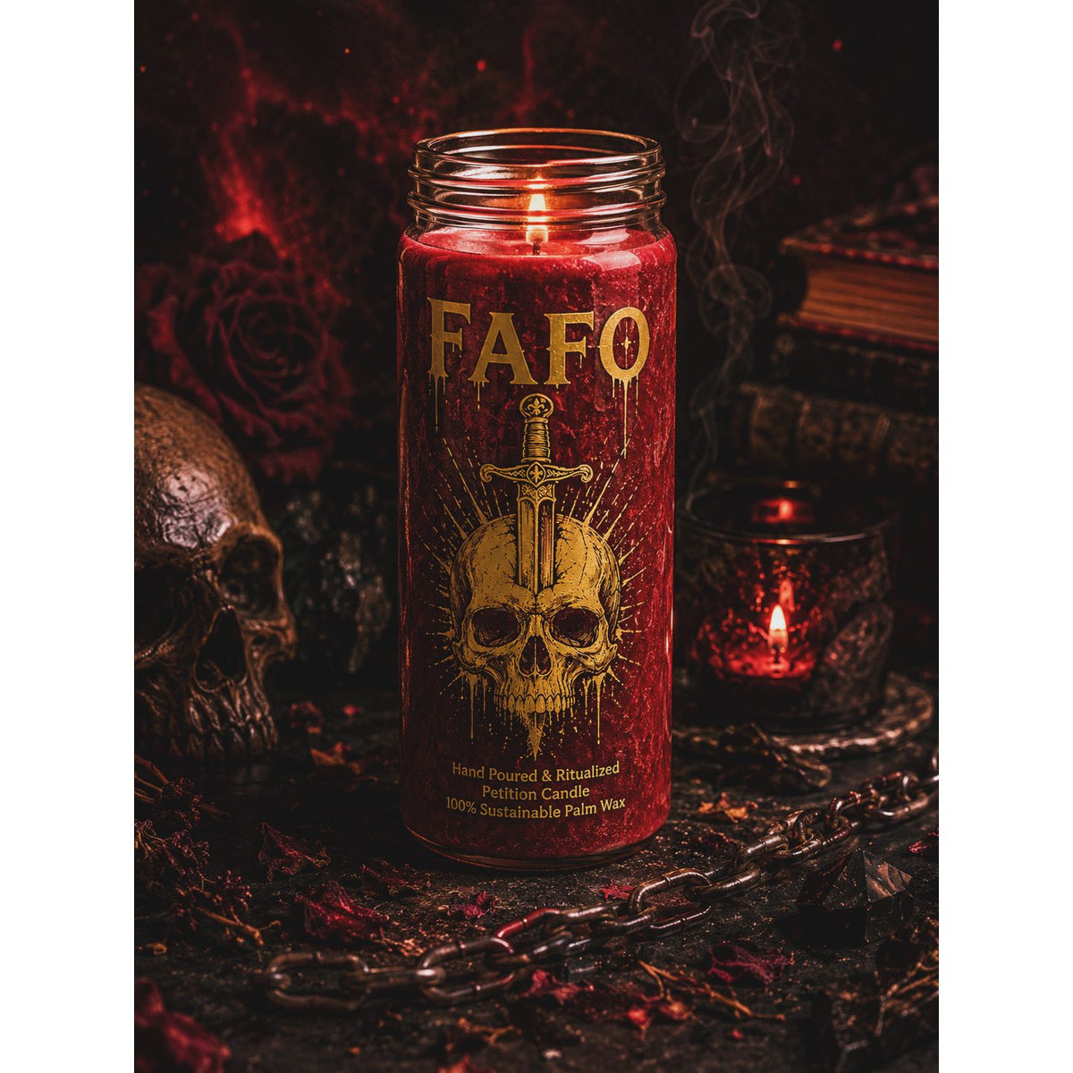 F.A.F.O. Fully Prepared Ritual Candle — 12 oz