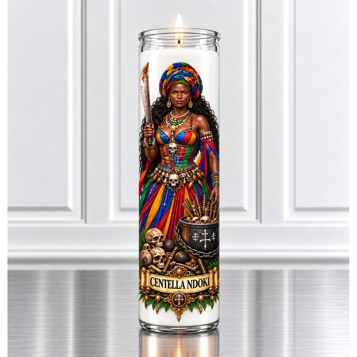 Centella Ndoki Palo Mayombe Candle