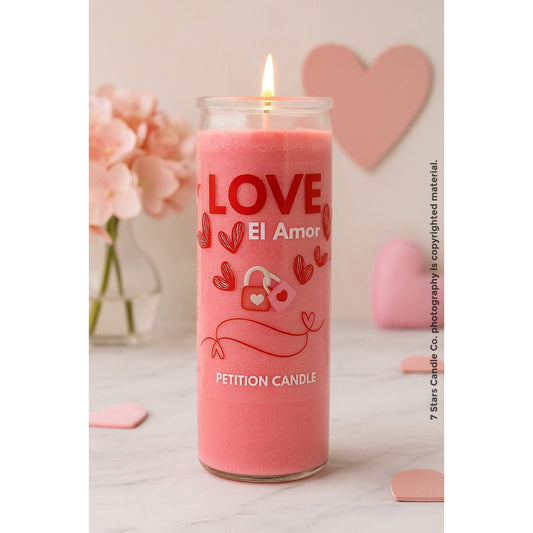 Love / El Amor Candle