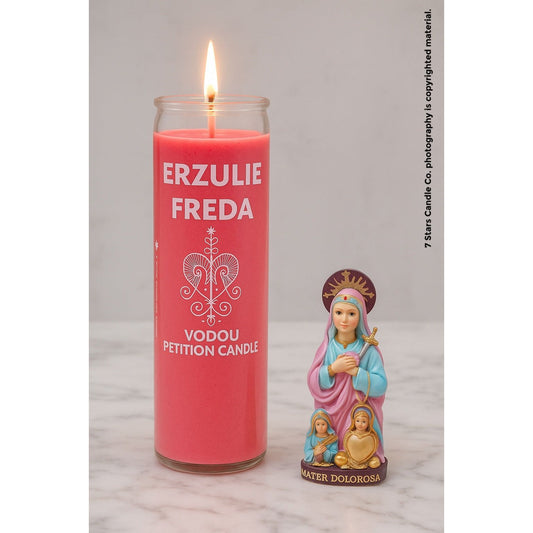 Erzulie Freda Vodou/Voodoo Petition Candle