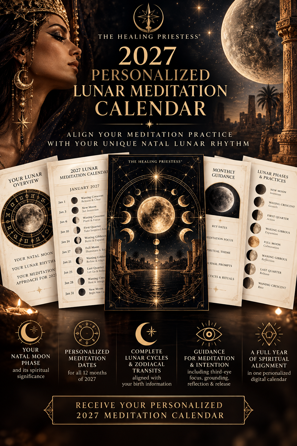 2027 Personalized Lunar Meditation Calendar
