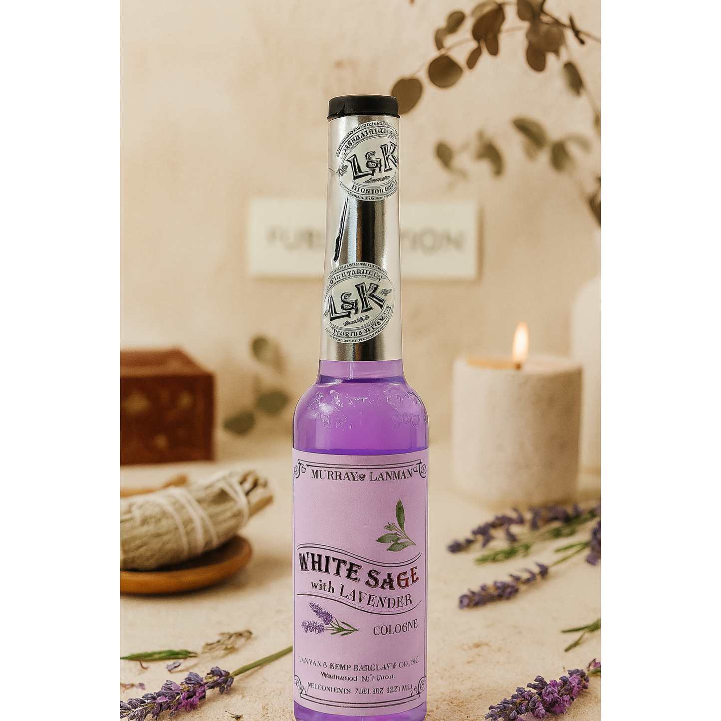 White Sage and Lavender Cologne Water