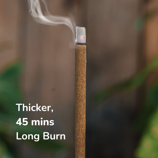 Calmveda Incense & Aromatherapy - White Sage Incense Sticks set ( 12 sticks ) Charcoal free