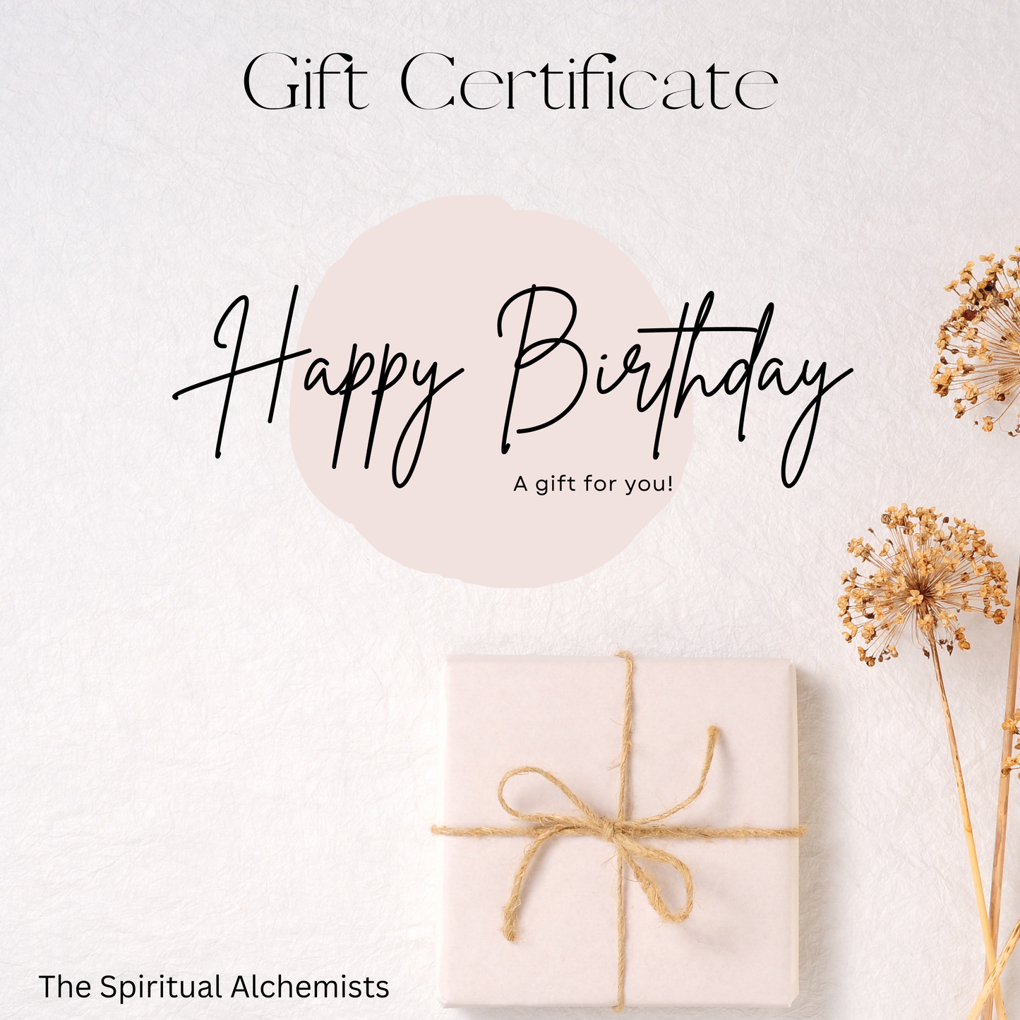 Certificado de regalo de feliz cumpleaños