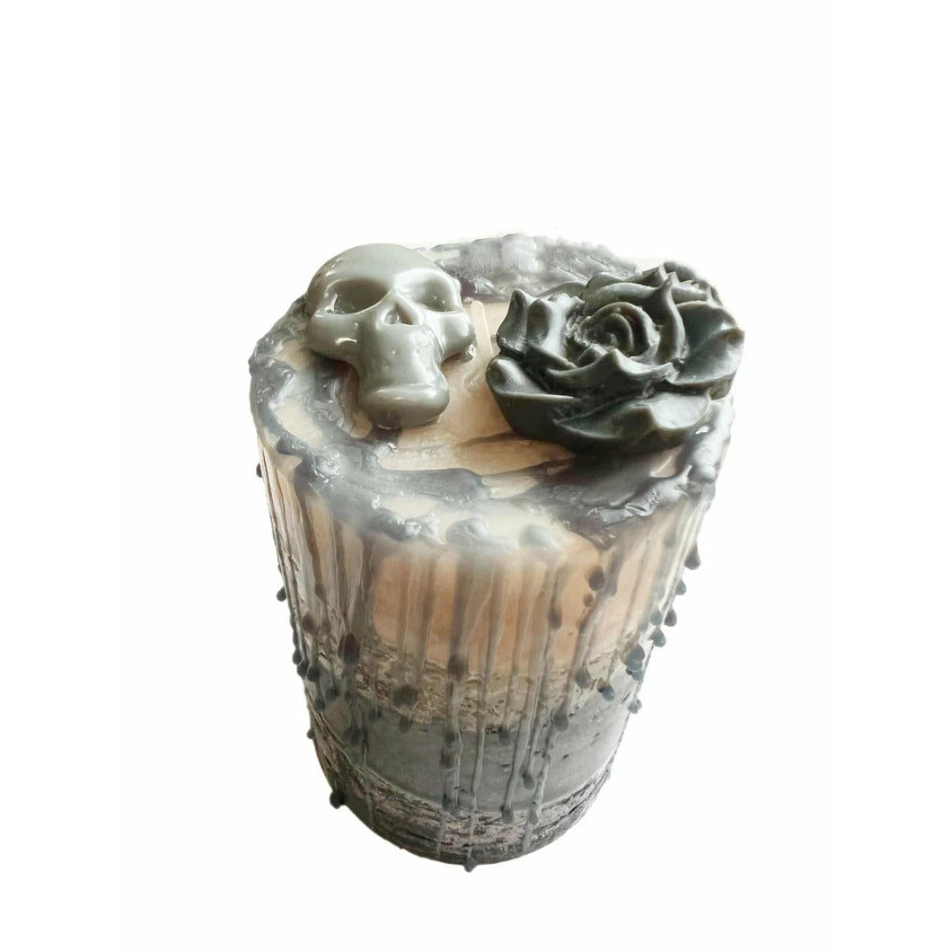 Santa Muerte Pillar Altar Candle