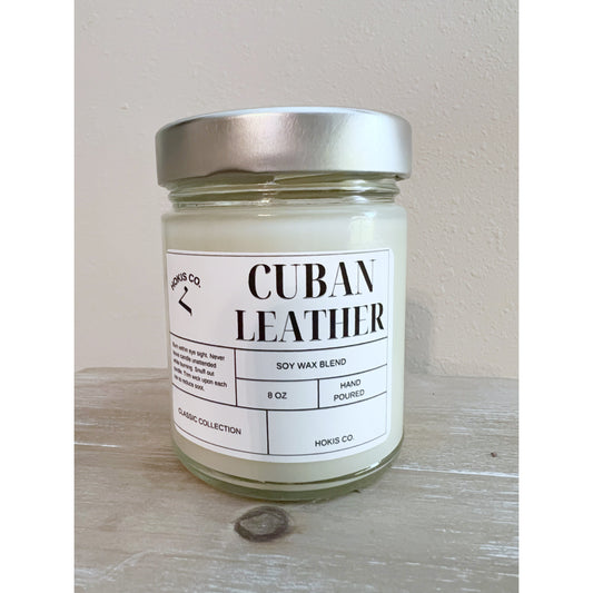 Cuban Leather Scented Candle
