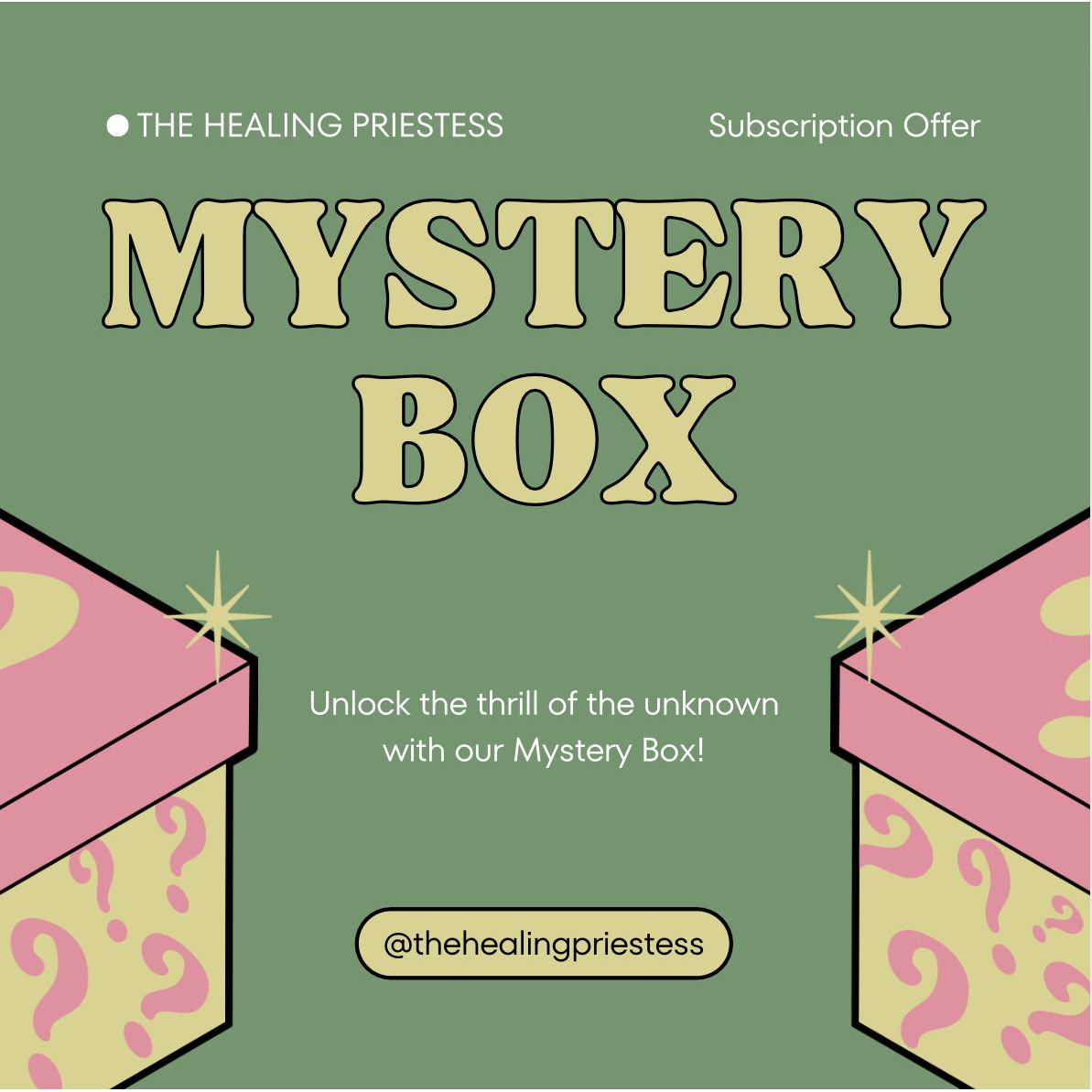 Monthly Mystery Box Subscription **Shipping Included**