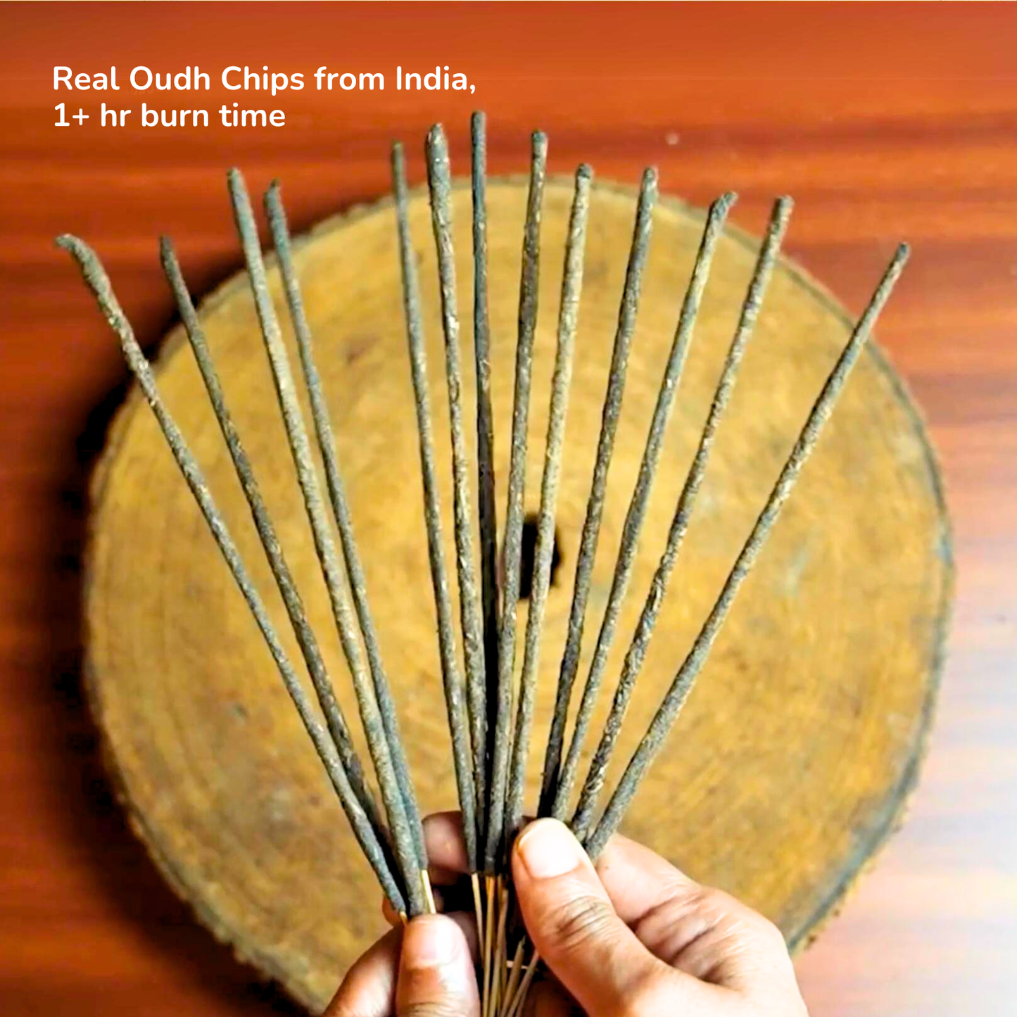 Calmveda Incense & Aromatherapy - Charcoal Based Resin Incense Sticks Large Set - 90 grams