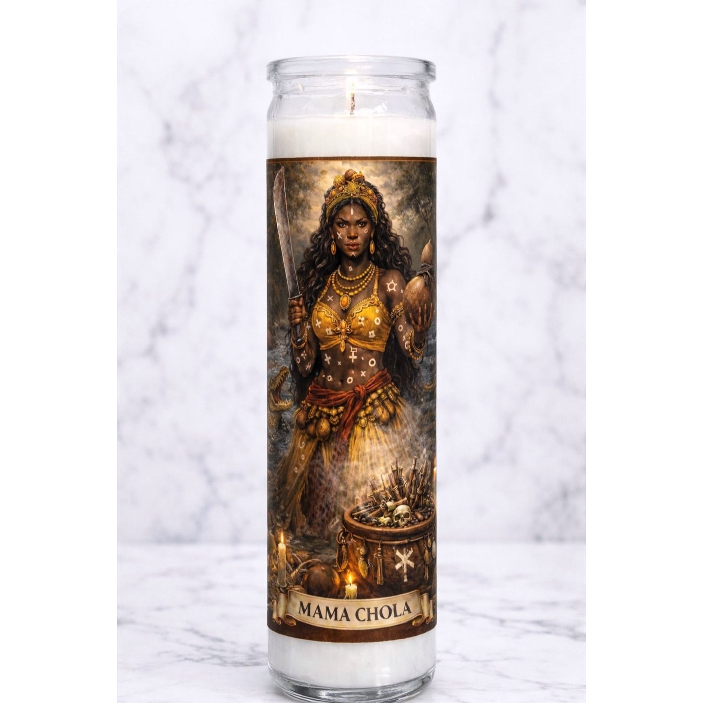 Mama Chola  Palo Mayombe Devotional Candle