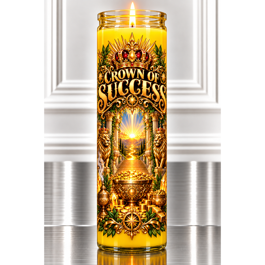 Custom Fixed 5-Day Glass Candle | Prepared & Dressed | Botanica Yende