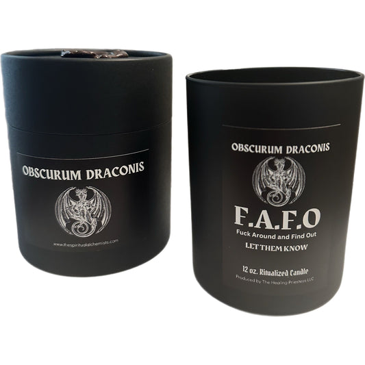 Obscurum Draconis F.A.F.O Candle