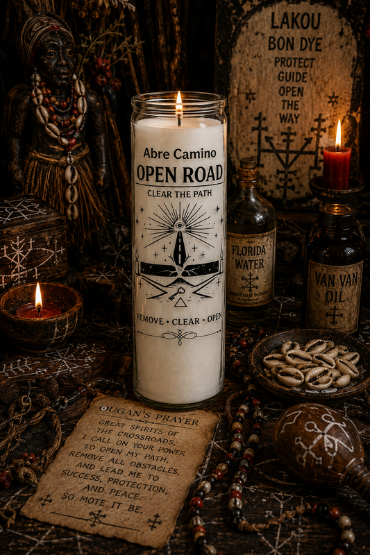 Road Opener Hoodoo Devotional Candle