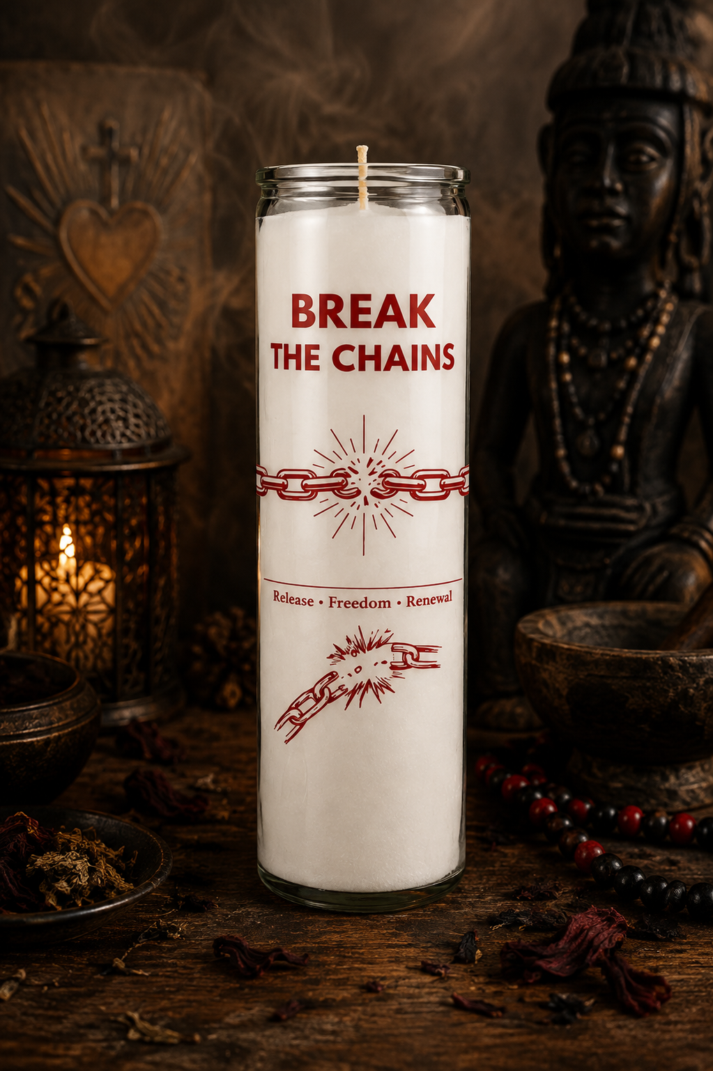 Breaker of Chains Hoodoo Devotional Candle
