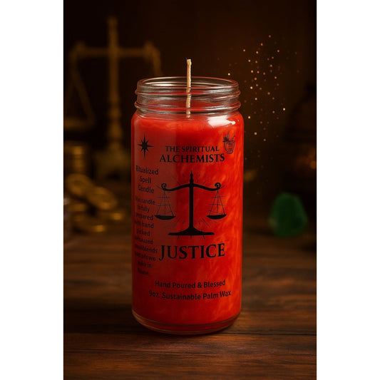 Justice Candle Prepared