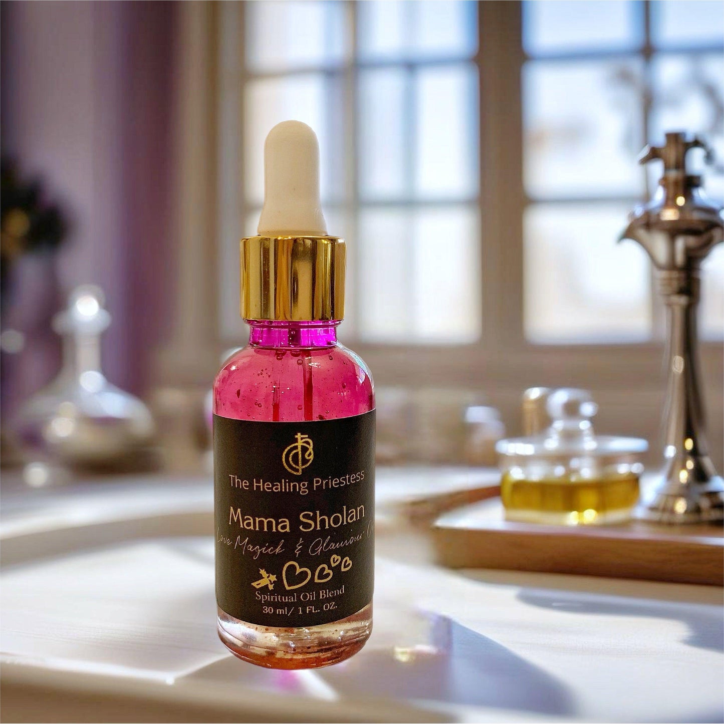 Mama Sholan Love Magick &amp; Glamour Oil - Energía de agua dulce