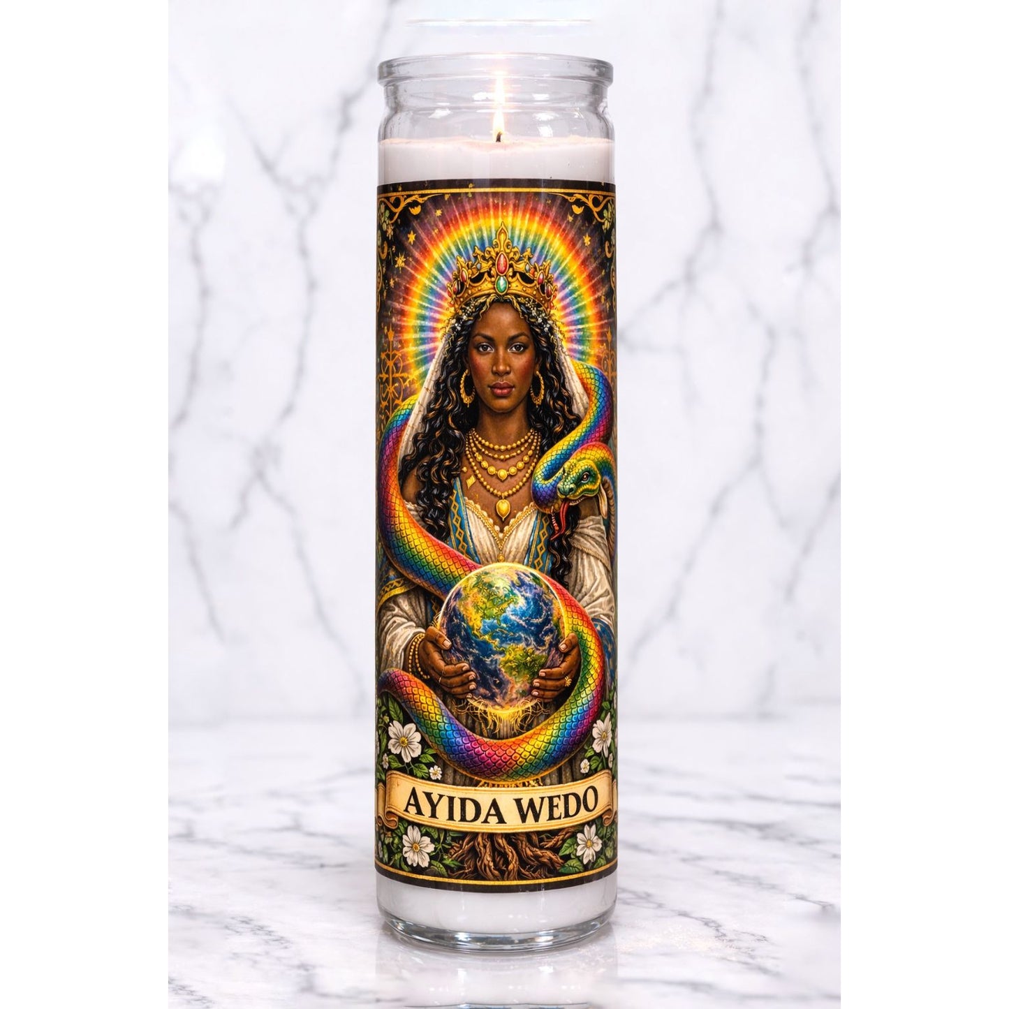 Ayida Wedo Devotional Candle