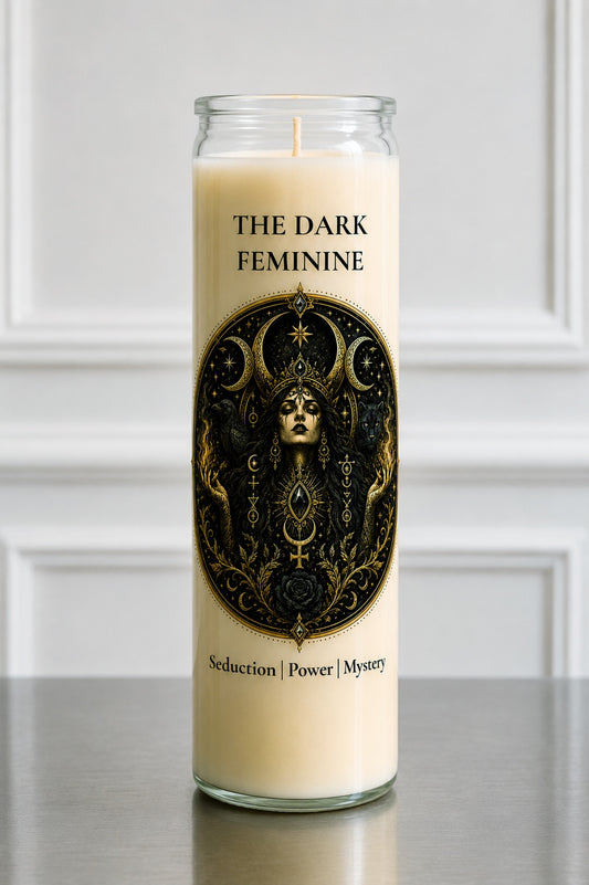 The Dark Feminine | Beeswax Candle