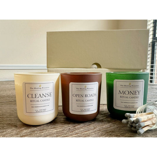 Triumph Trio: Manifestation Candle Set