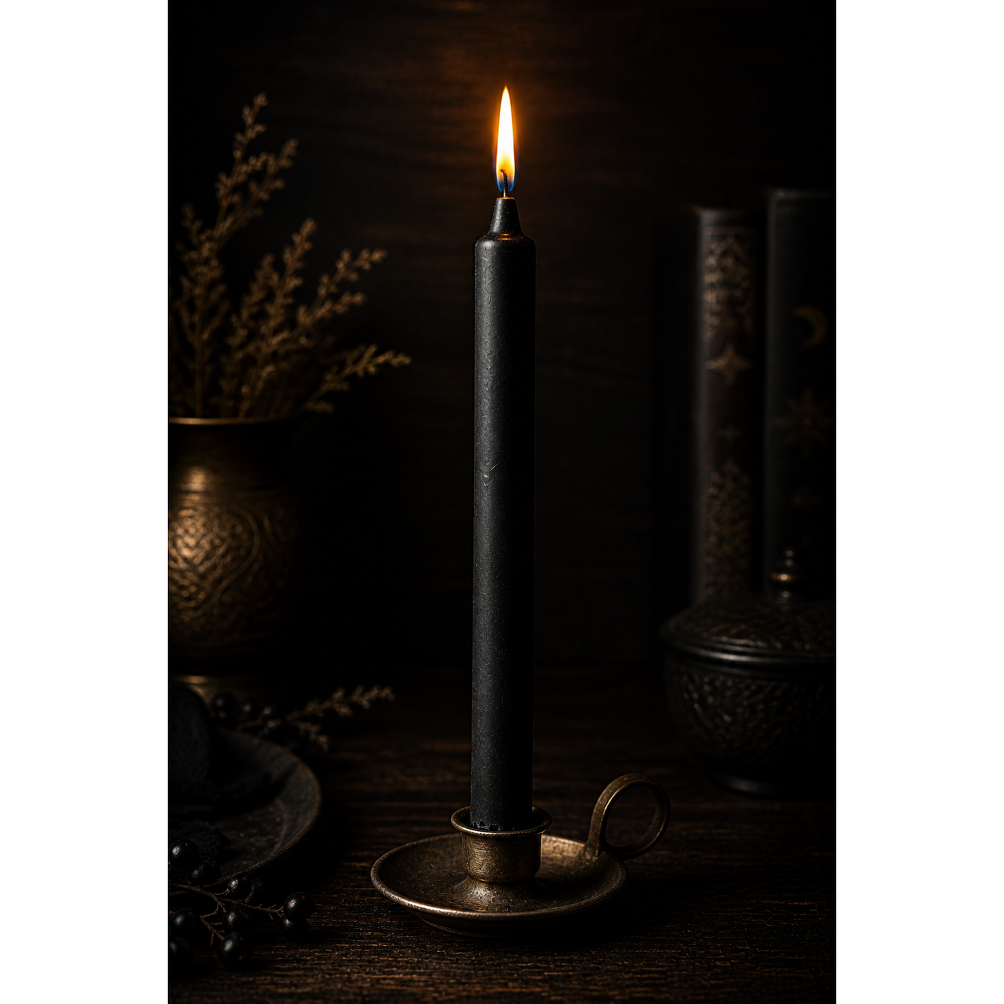 Pure Beeswax Ritual Candle – Hand Poured