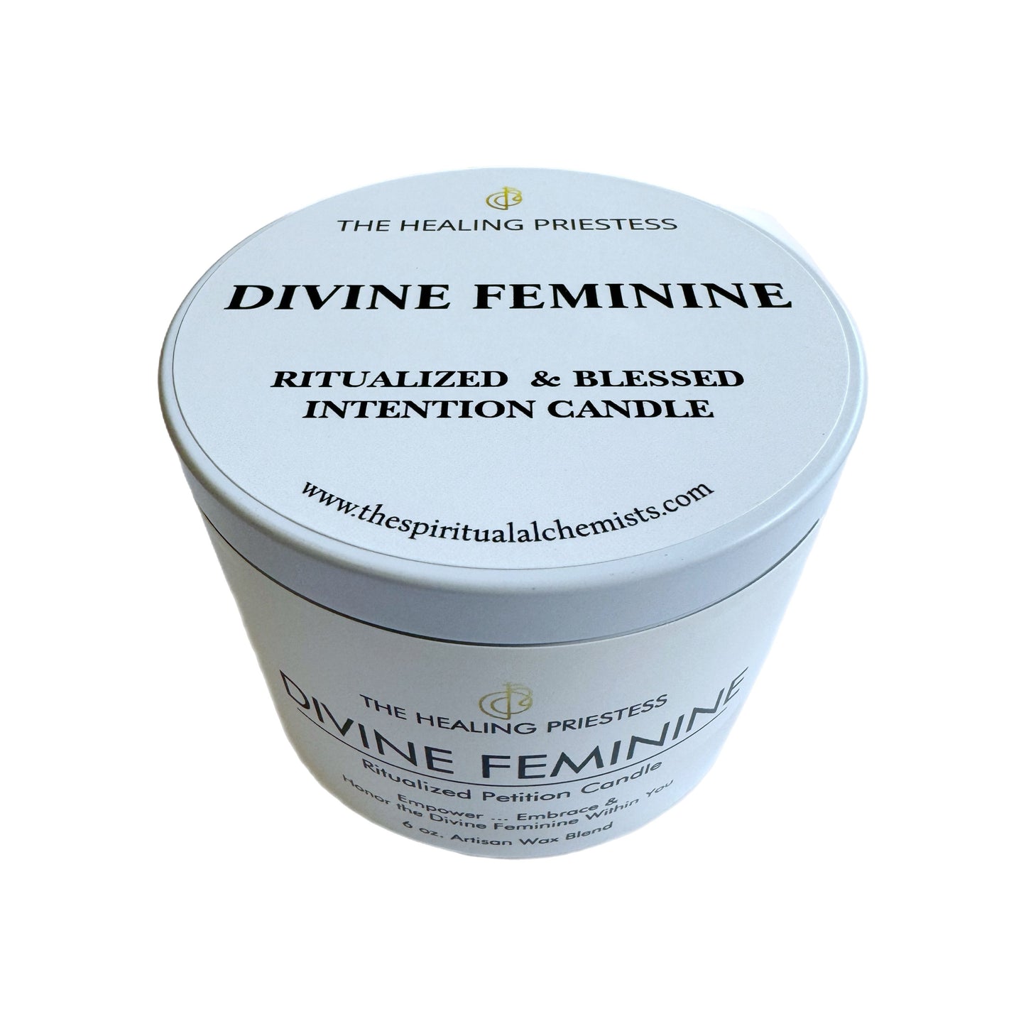 Divine Feminine Duo Set Intention Vela y mezcla de aceite | Colección Lilith