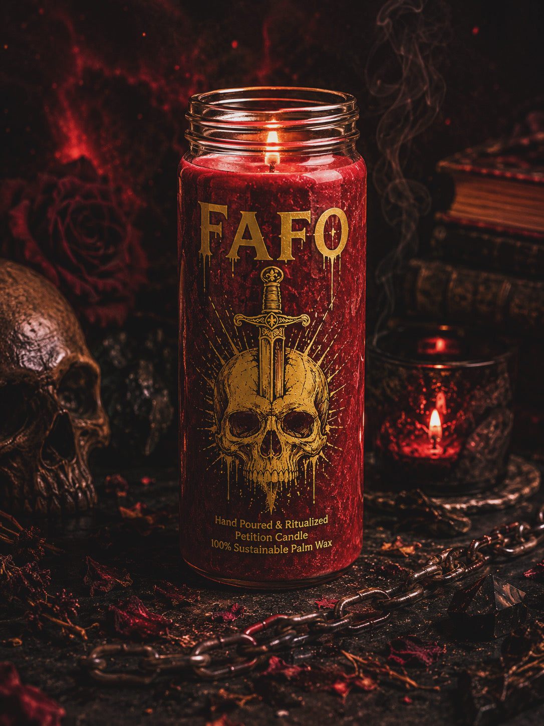 F.A.F.O. Fully Prepared Ritual Candle — 12 oz