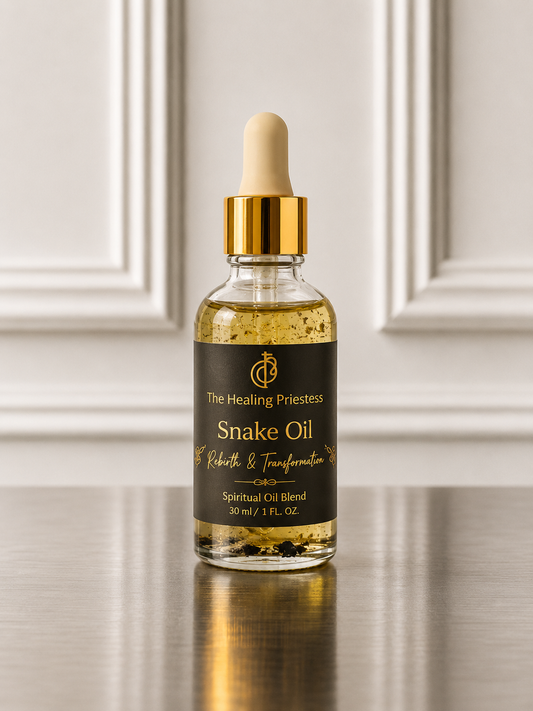 Authentic Snake Oil Spiritual Blend | Rebirth, Transformation, Shedding & Renewal Ritual Oil | 1 oz