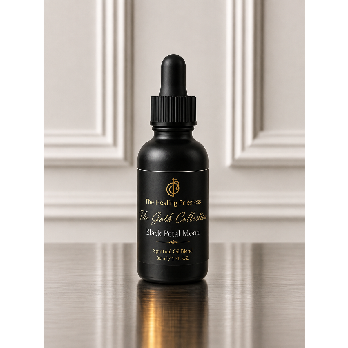 Black Petal Moon Spiritual Oil Blend from the Goth Collection