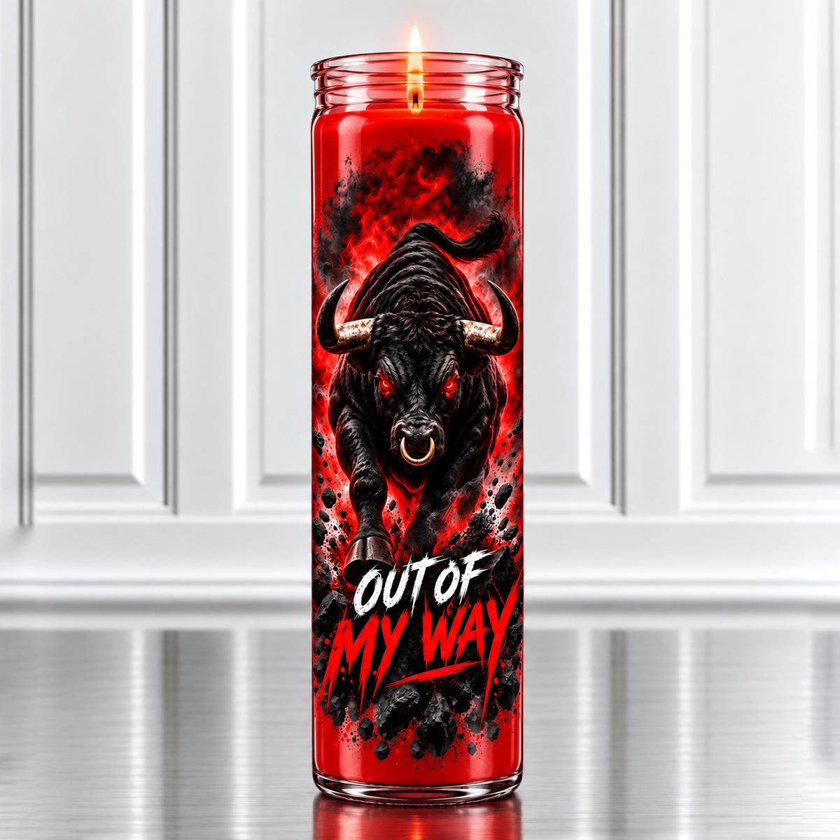 Custom Fixed 5-Day Glass Candle | Prepared & Dressed | Botanica Yende