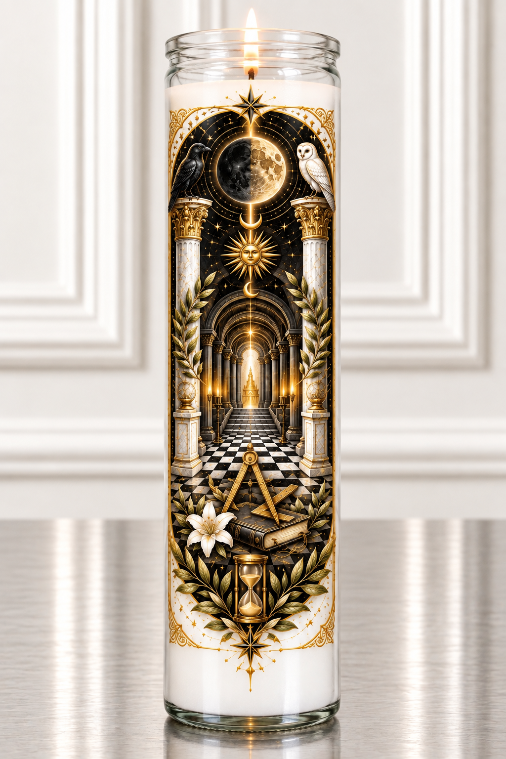 BETWEEN DARKNESS & LIGHT — Freemason Collection Candle