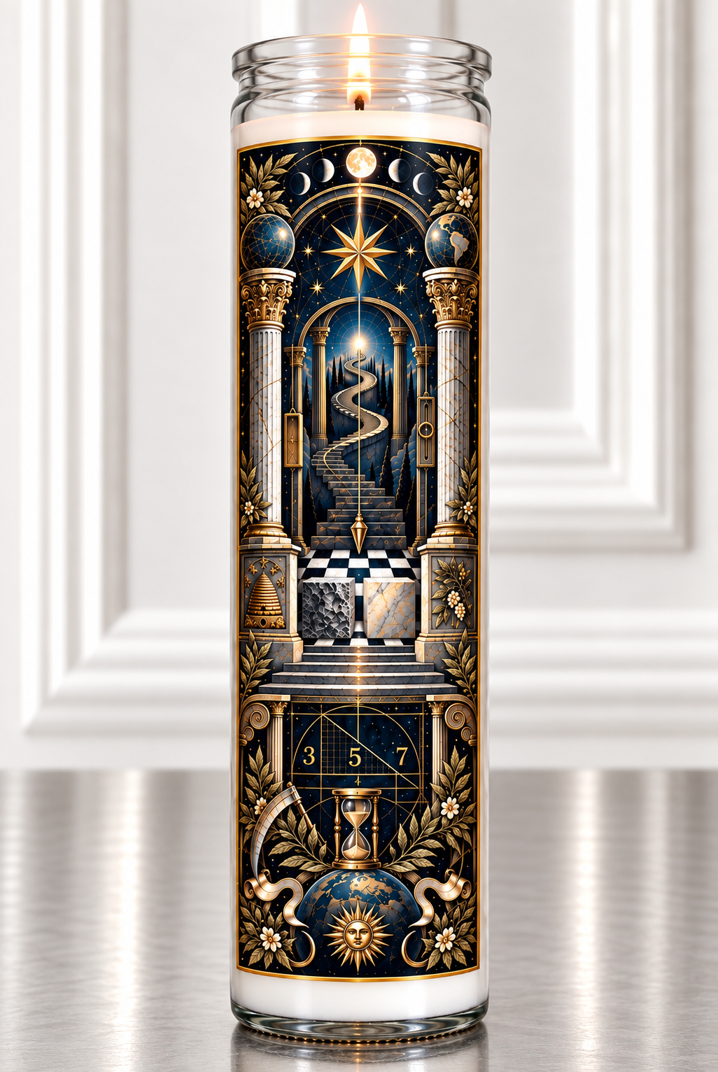 THE ASCENDING PATH — 3 • 5 • 7
— Freemason Collection Candle