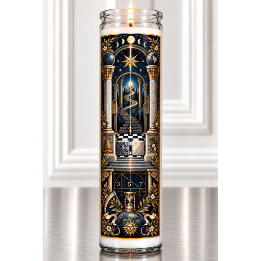 THE ASCENDING PATH — 3 • 5 • 7
— Freemason Collection Candle