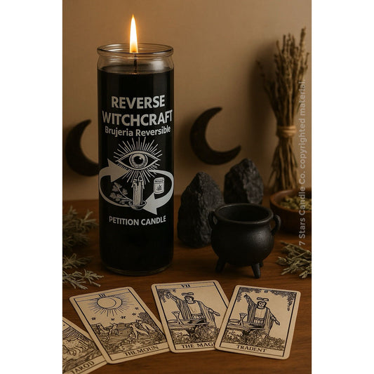 Reverse Witchcraft / Brujería Reversible Candle