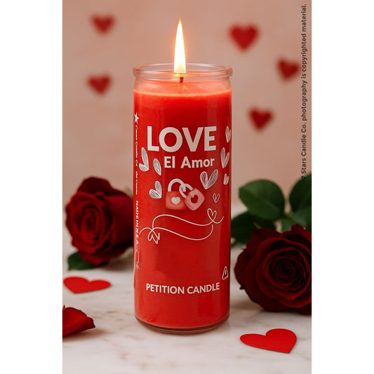 Love / El Amor Candle