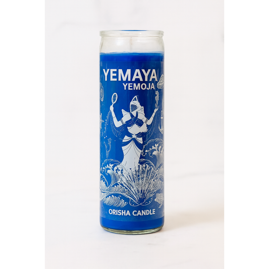 Yemaya/ Yemoja Orisha Candle