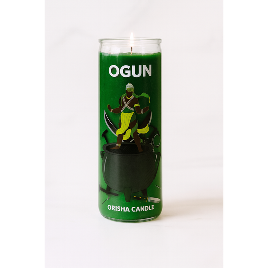 Ogun Orisha Candle