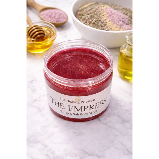The Empress Honey & Salt  Body Scrub { Limited Edition }