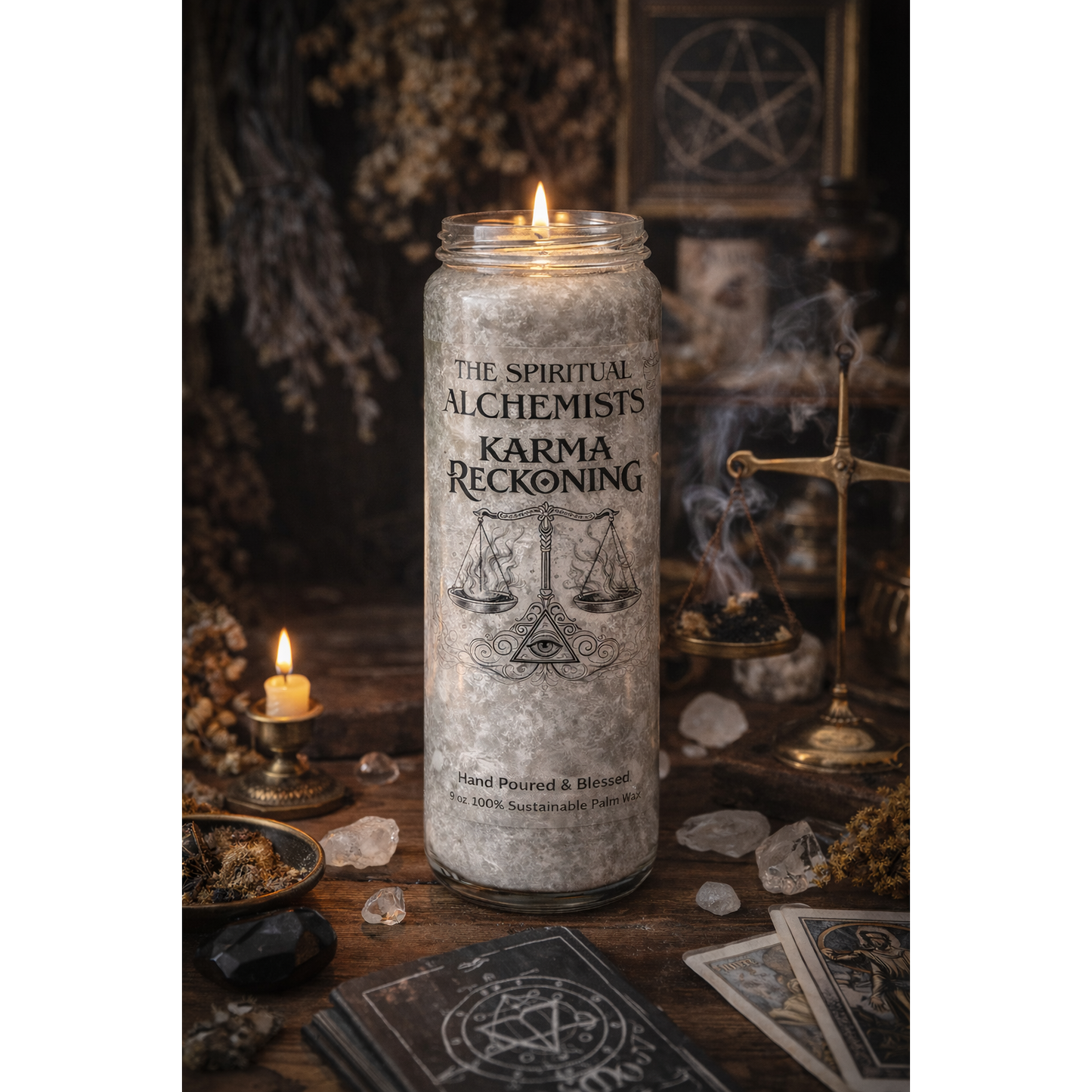 Karma Reckoning Ritual Candle