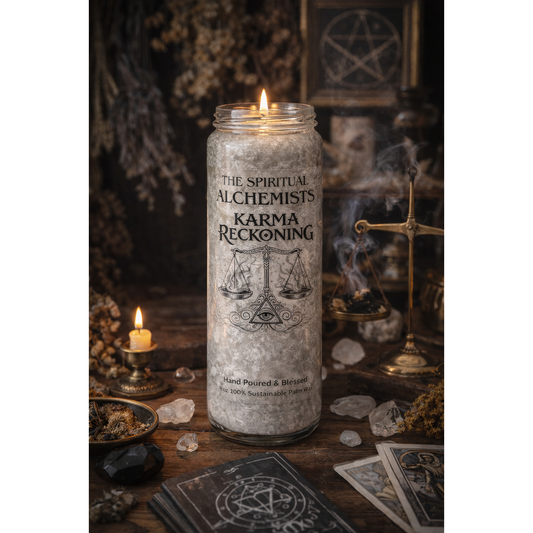 Karma Reckoning Ritual Candle